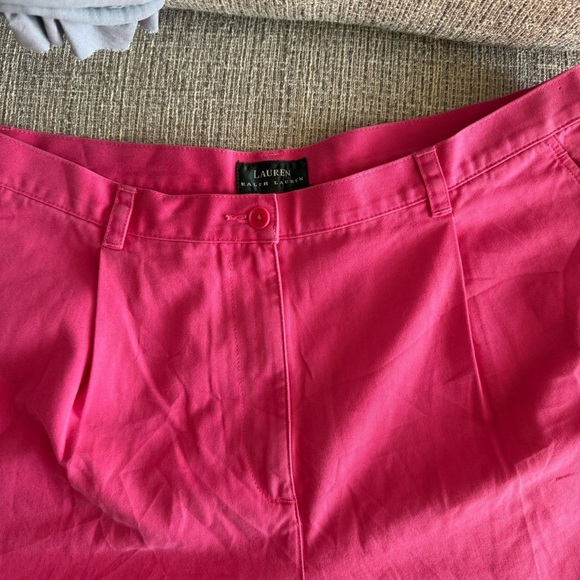 Ralph Lauren Bright Pink Women's Bermuda Shorts - Picture 3 of 5